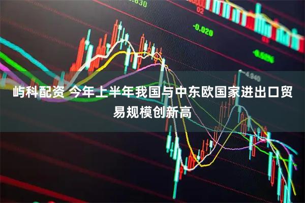屿科配资 今年上半年我国与中东欧国家进出口贸易规模创新高