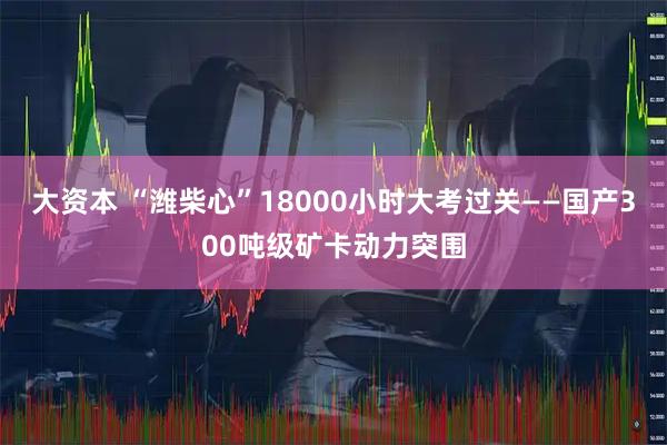 大资本 “潍柴心”18000小时大考过关——国产300吨级矿卡动力突围