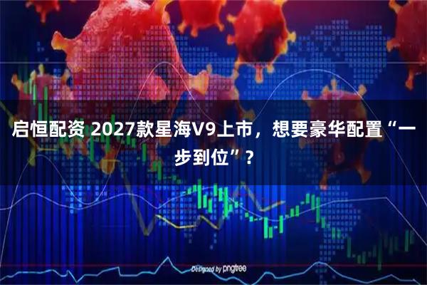 启恒配资 2027款星海V9上市，想要豪华配置“一步到位”？